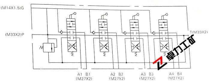 4GCJX-G18L-40-4T-4C-4C工程機(jī)械用多路換向閥